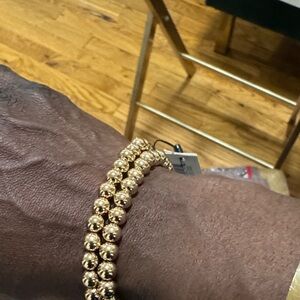 Chico's Gold Double-Strand Bracelet